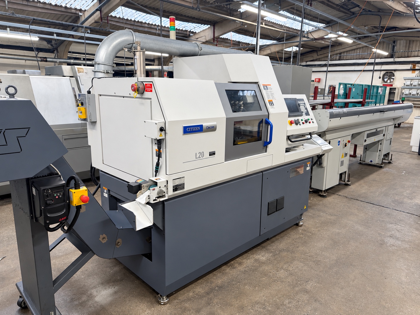 Citizen L20-X LFV and Iemca bar feeder, complete machine package